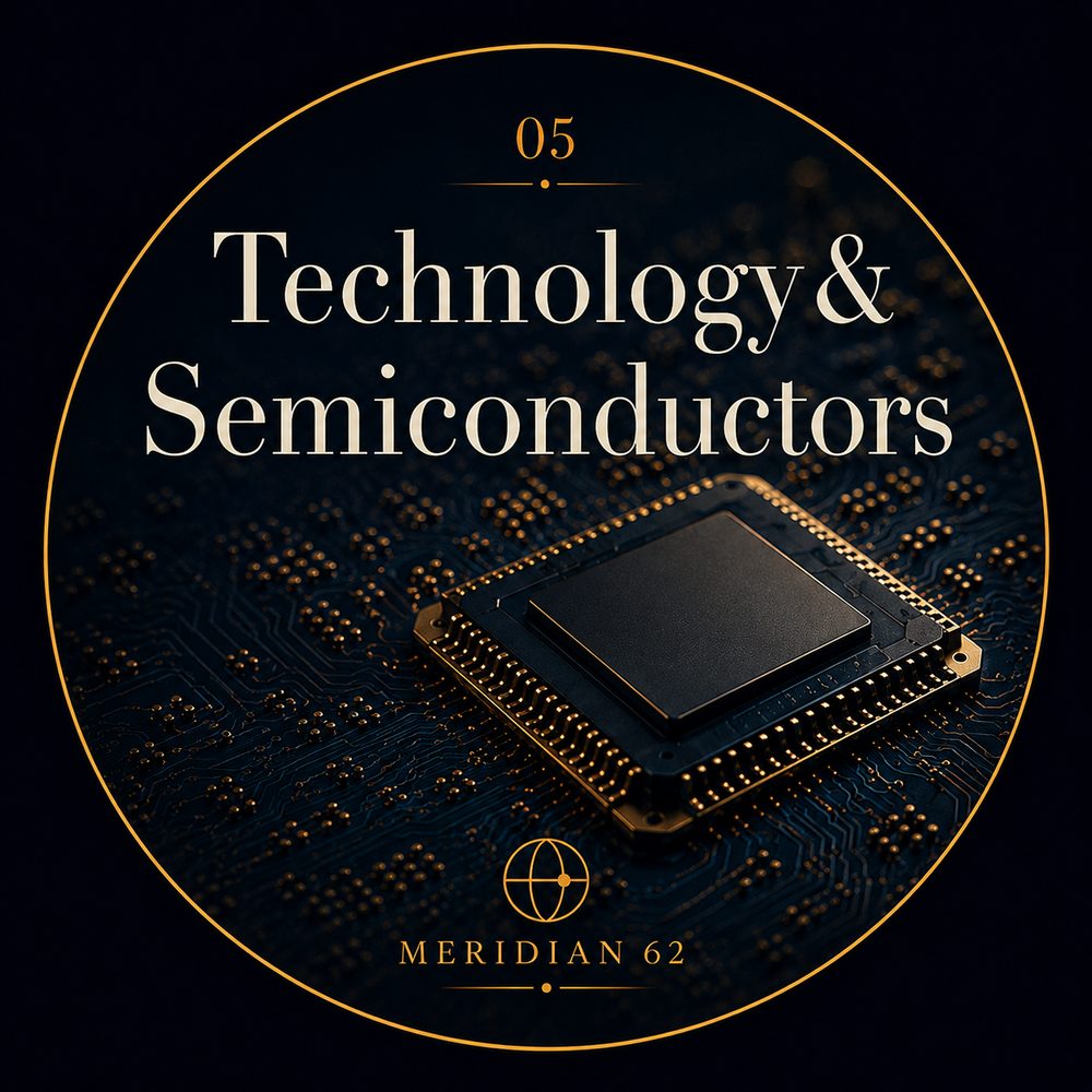 Technology & Semiconductors — Meridian62 sector poster